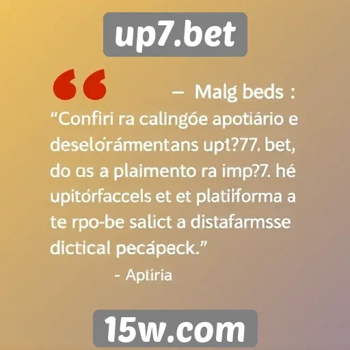 Opinião dos usuários sobre o atendimento ao cliente no up7.bet